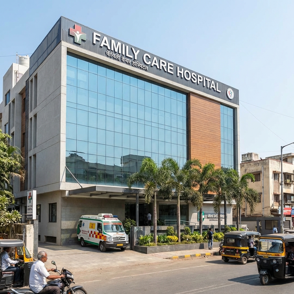 Family Care Hospital Building - Triveni Nagar, Ram Nagar, Paschim Champaran